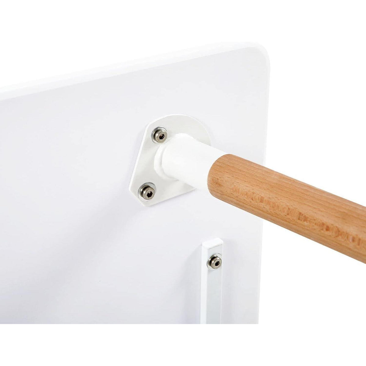 Weißer Esstisch 100x70 cm – Skandinavisch & Robust