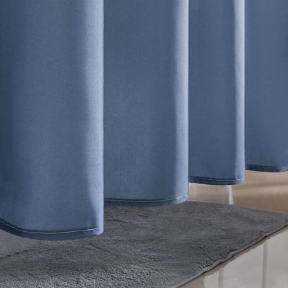 Duschvorhang Textil Anti-schimmel Wasserdicht 100x200cm inkl. 6 Haken