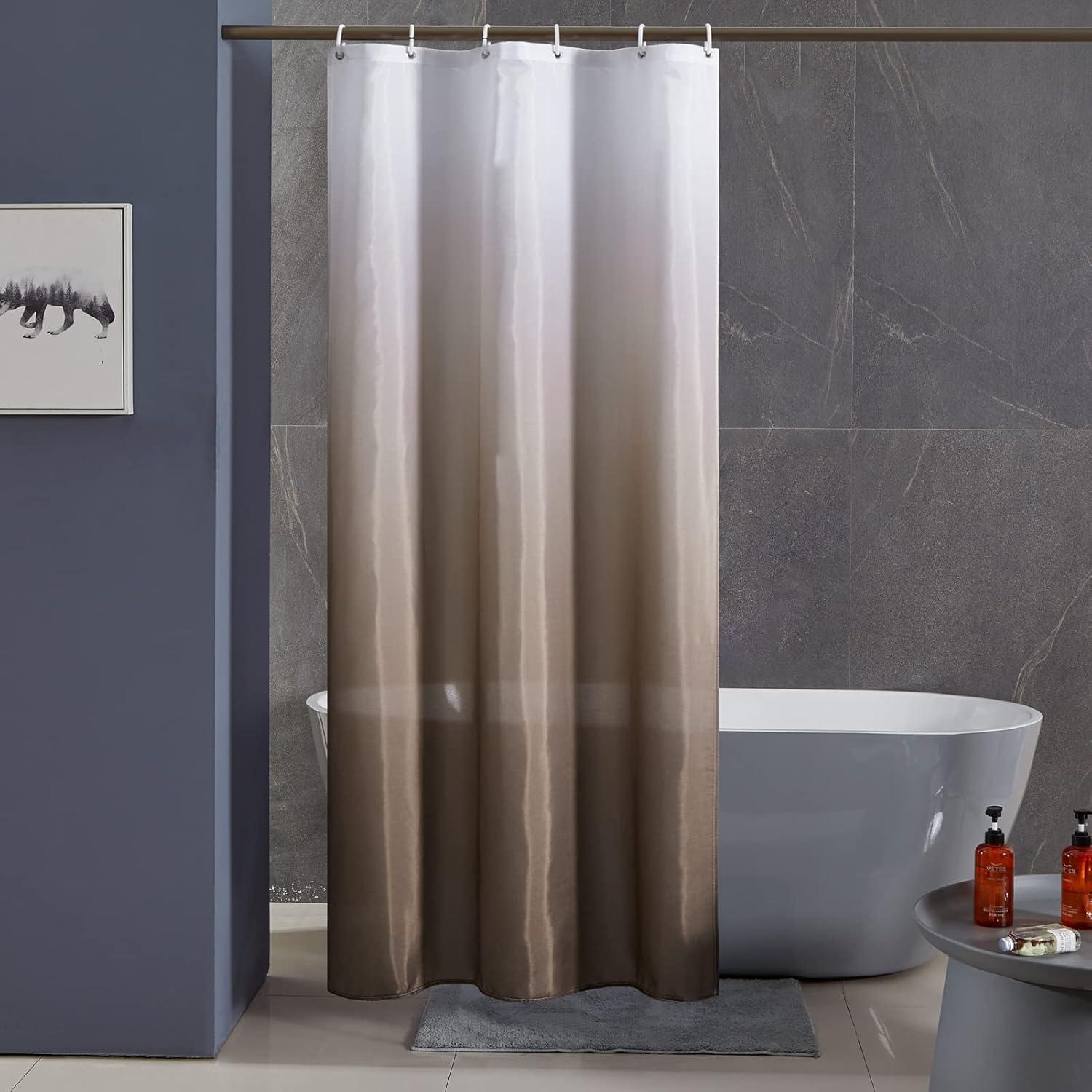 Duschvorhang Textil Polyester Wasserdicht Schimmelresistent 100x200cm