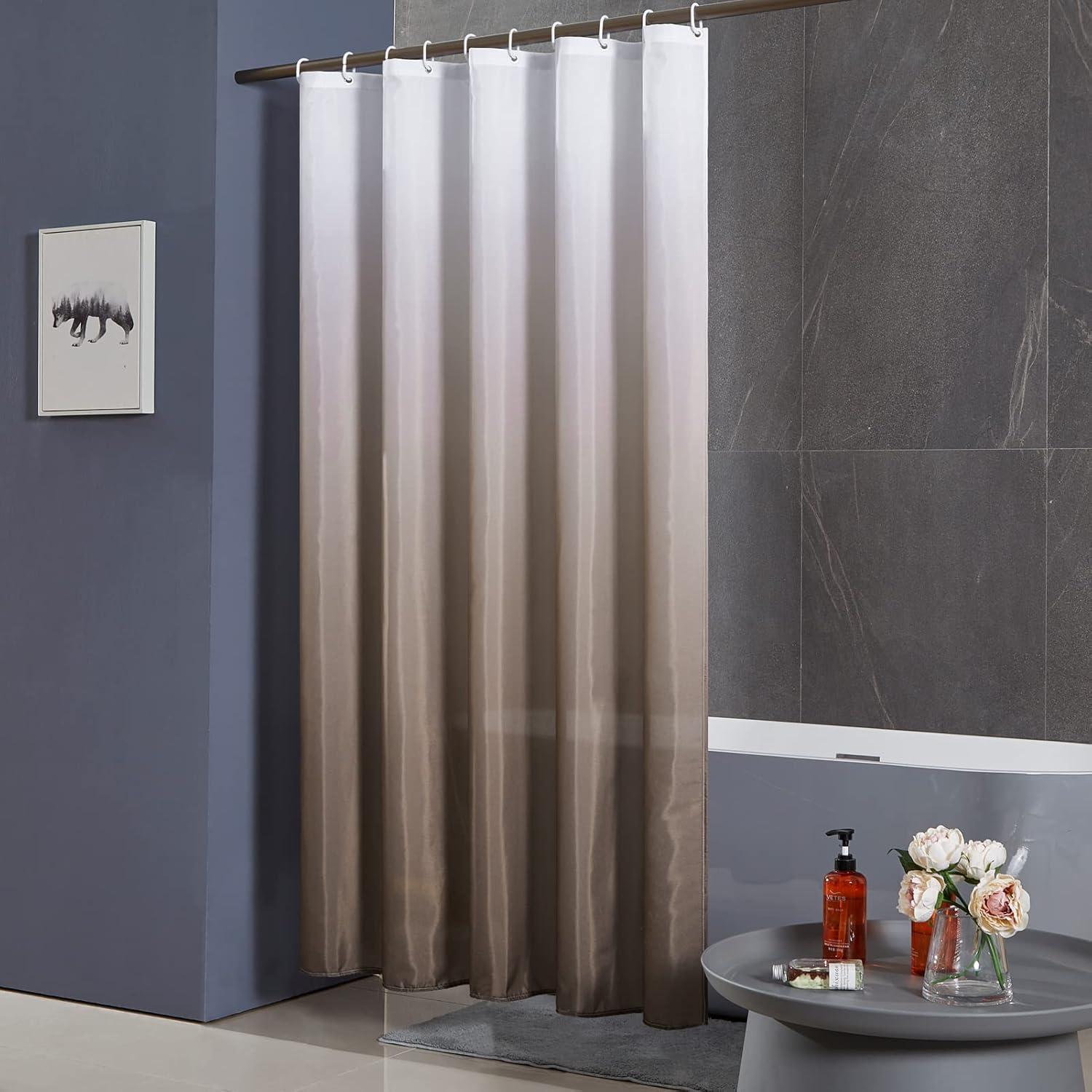 Duschvorhang 100x200cm Polyester Textil Wasserdicht