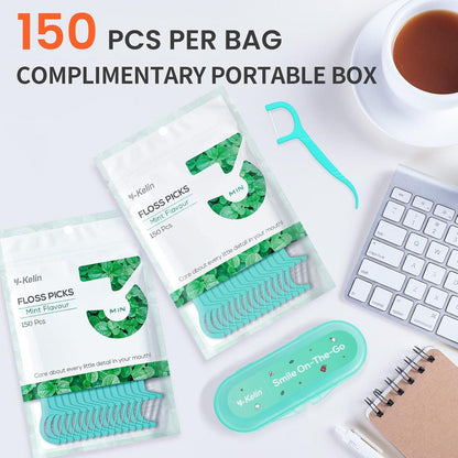 Zahnseide Dental Floss Minze Geschmack 150 Stück inkl. Box