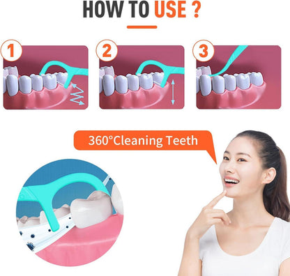 Zahnseide 150 Stück Minze Geschmack Aufbewahrungsbox Dental Floss