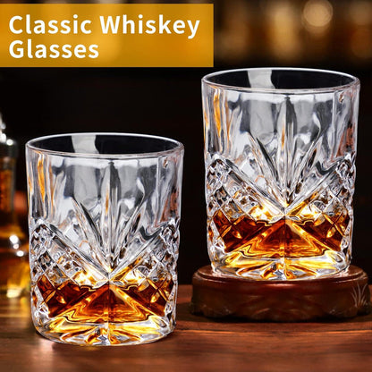 Whiskey Gläser Crystal 6er Set 300ml Classic Scotch Bourbon