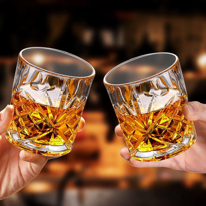 Crystal Whisky Gläser 6er Set 30cl für Whisky Bourbon