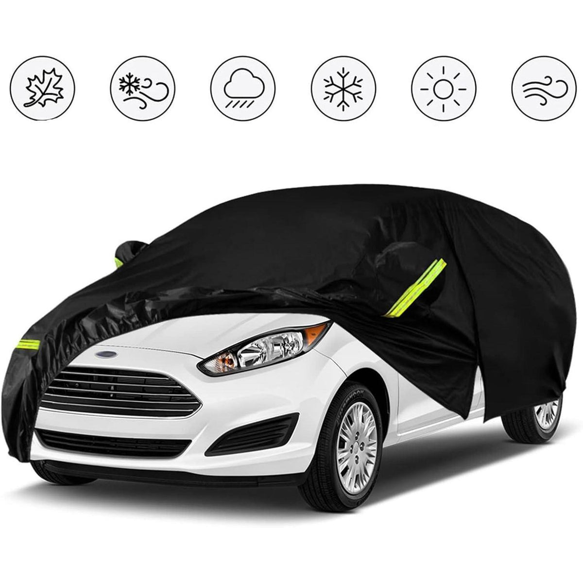 Auto Abdeckung Vollgarage für Ford Fiesta 2008-2022