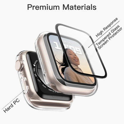JETech Schutzhülle Displayschutz Apple Watch Series 9 8 7