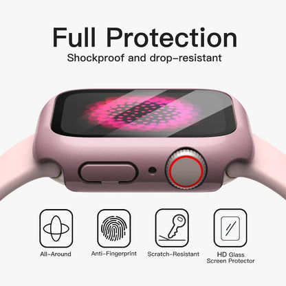 Apple Watch Series 9 8 7 45mm Schutzhülle Displayschutz