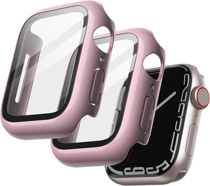 Schutzhülle mit Displayschutz für Apple Watch Series 9 8 7 45mm