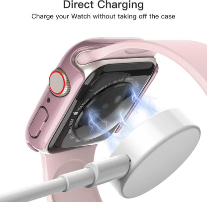 Schutzhülle mit Displayschutz für Apple Watch Series 9 8 7 45mm