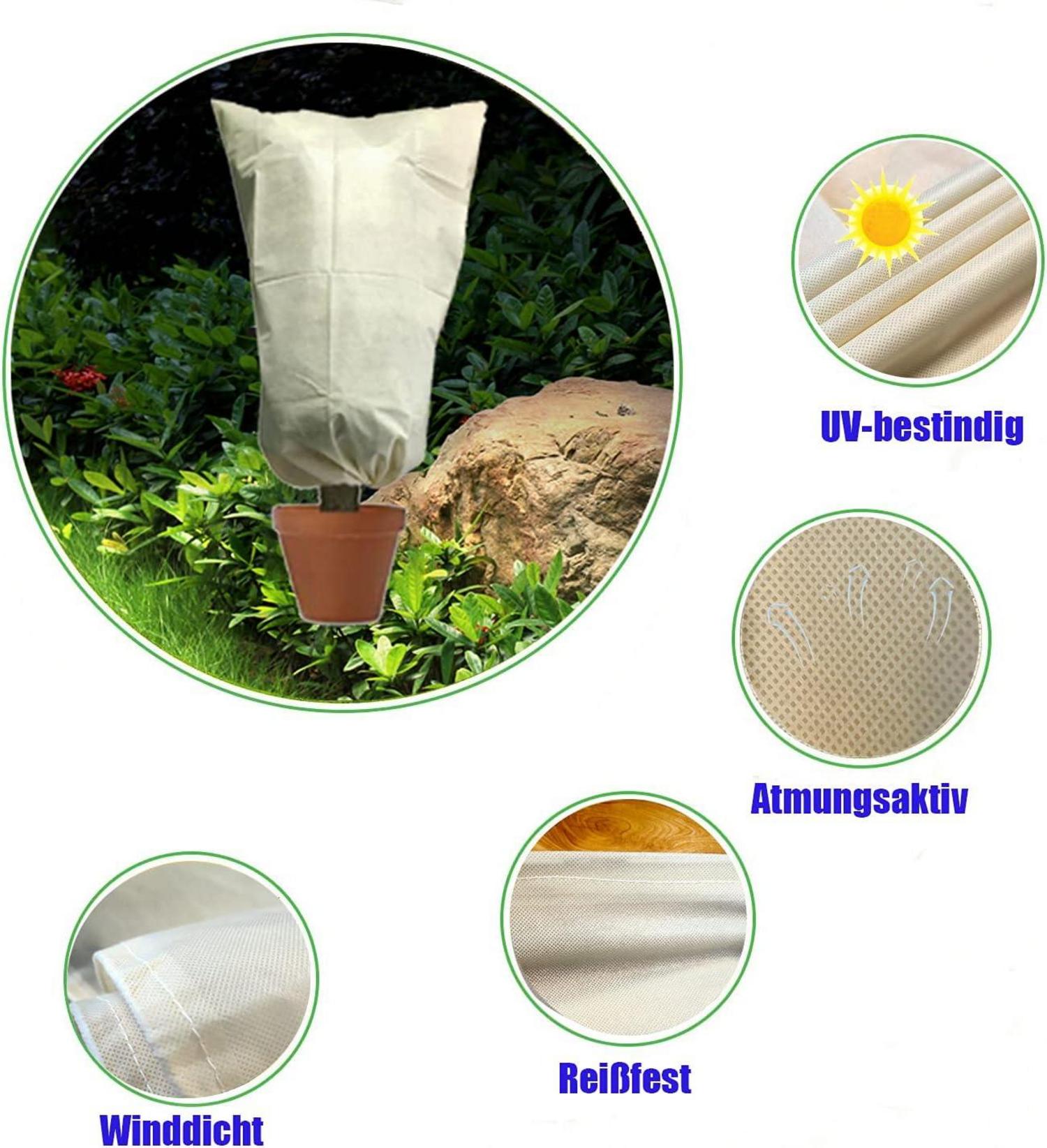 Winterschutz Pflanzen Frostschutz Abdeckung 280x300cm beige