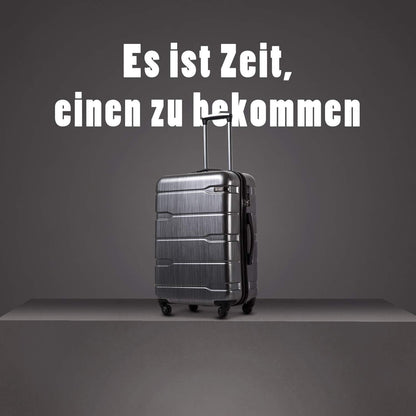 COOLIFE Hartschalen-Koffer Rollkoffer PC TSA-Schloss 4