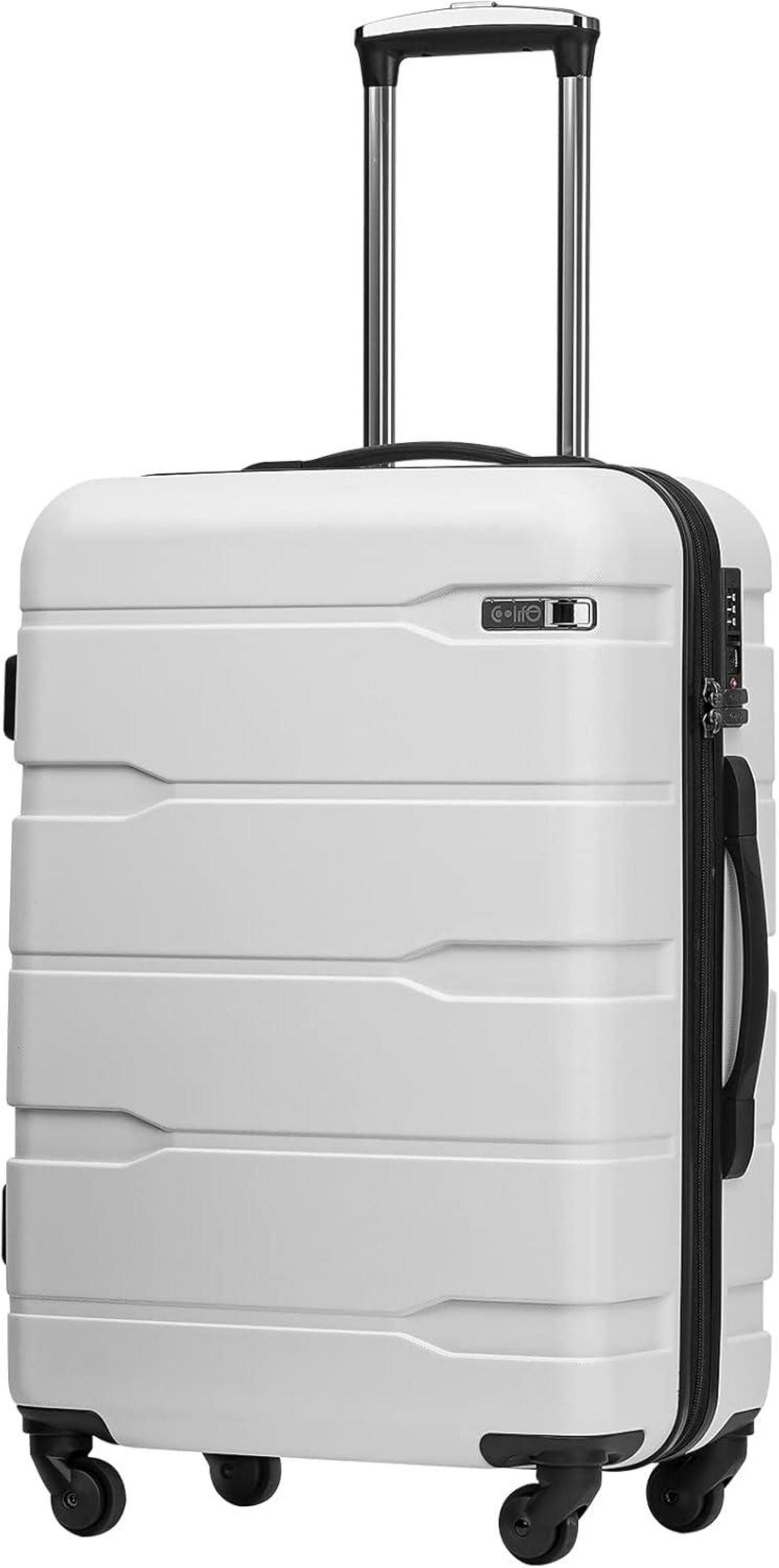 Hartschalen-Koffer Rollkoffer PC Material TSA-Schloss 4 Rollen
