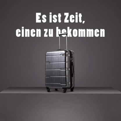 COOLIFE Hartschalen-Koffer PC Material TSA-Schloss 4 Rollen