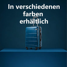 COOLIFE Hartschalen-Koffer Set, 3tlg Blau PC Material