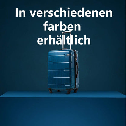 COOLIFE Hartschalen-Koffer Set, 3tlg Blau PC Material