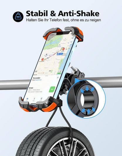 Handyhalterung Fahrrad Motorrad 360° Drehbar Rennrad MTB 4,7-6,8 Zoll