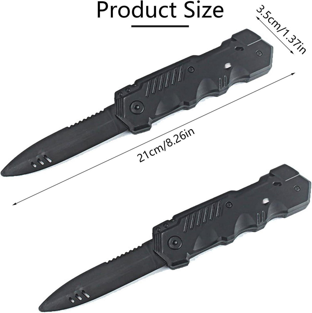 2 Stück Einziehbares Zaubertrick Messer Fake Dolch Theater