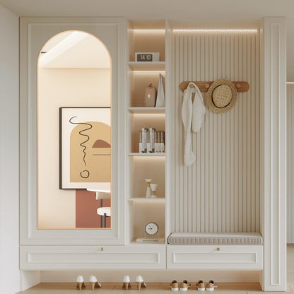 Großer Goldener Ganzkörperspiegel 165x60cm – Stand- & Wandspiegel