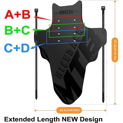 Fahrrad Schutzblech Set für Mountainbike & MTB