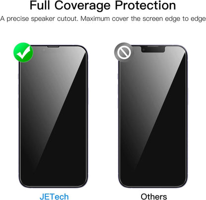 JETech iPhone 14 6,1 Zoll Panzerschutzfolie 3er Pack HD Klar