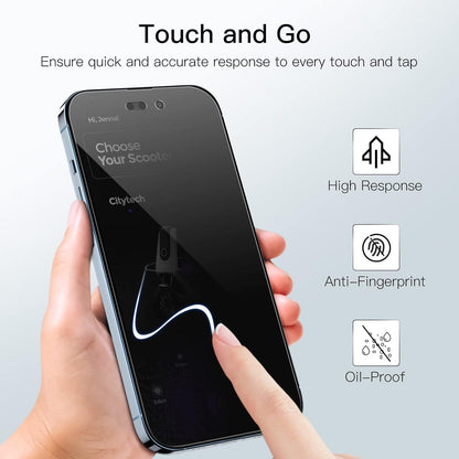 Sichtschutz Full Screen für iPhone 14 Pro Max 6,7 Zoll Anti-Spy Panzer
