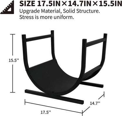 Brennholzregal für Kaminholz 44,5 x 37,4 x 39,4CM U-förmiges
