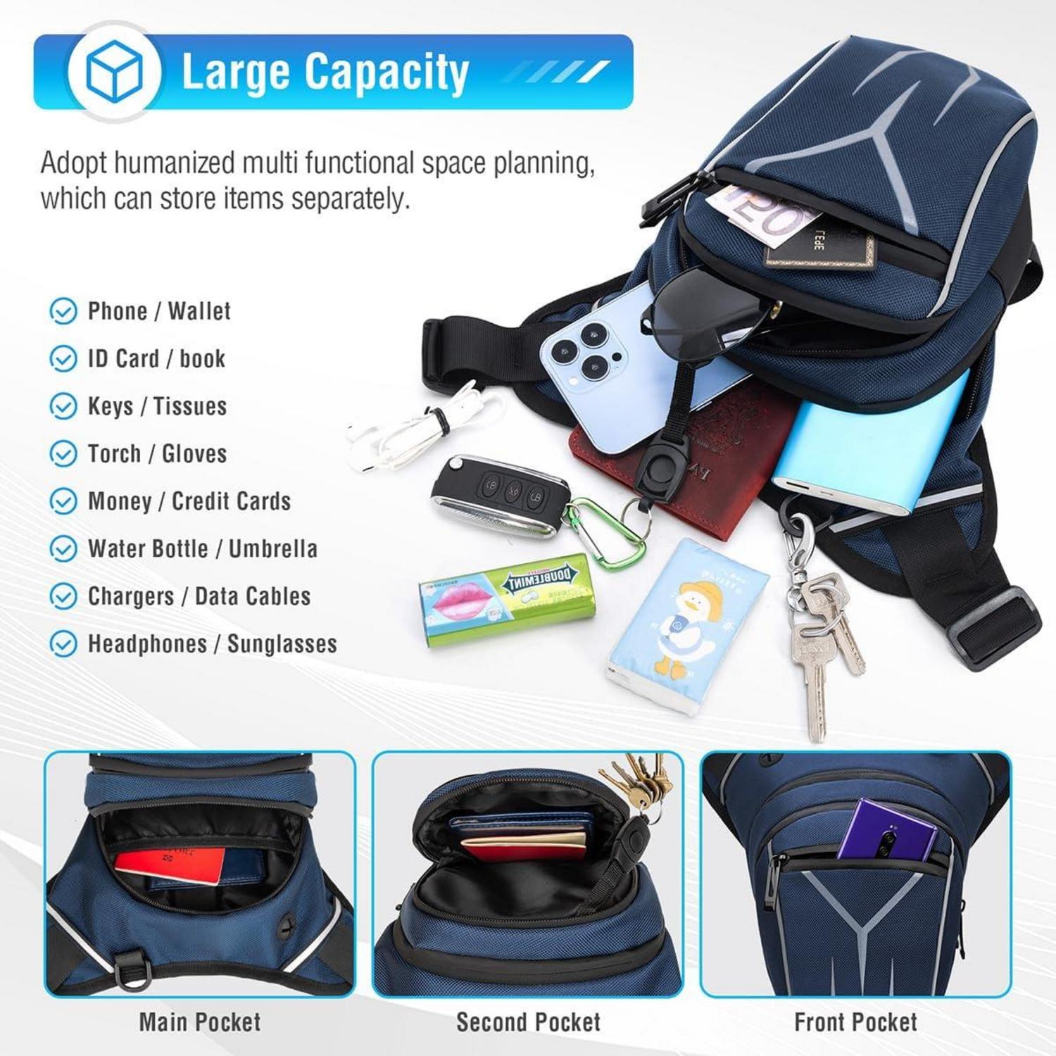 Beintasche Motorrad Wasserdicht Beinbeutel Taktische Tasche