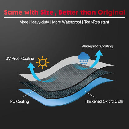 Rasenmäher Abdeckung | Wasserdicht & UV-Beständig für Aufsitzmäher
