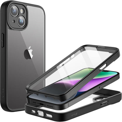 Schutzhülle für iPhone 14 6,1 Zoll mit 360 Grad Displayschutz