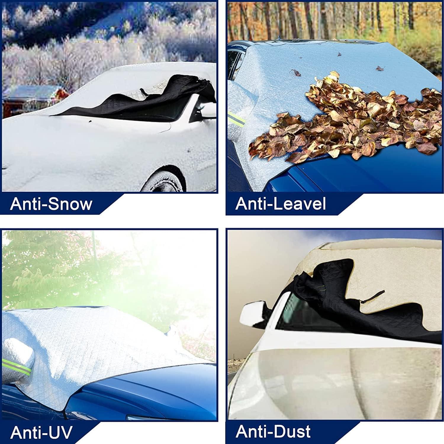 Frontscheibenabdeckung Winter Auto 248x148cm Wasserdicht UV-Schutz