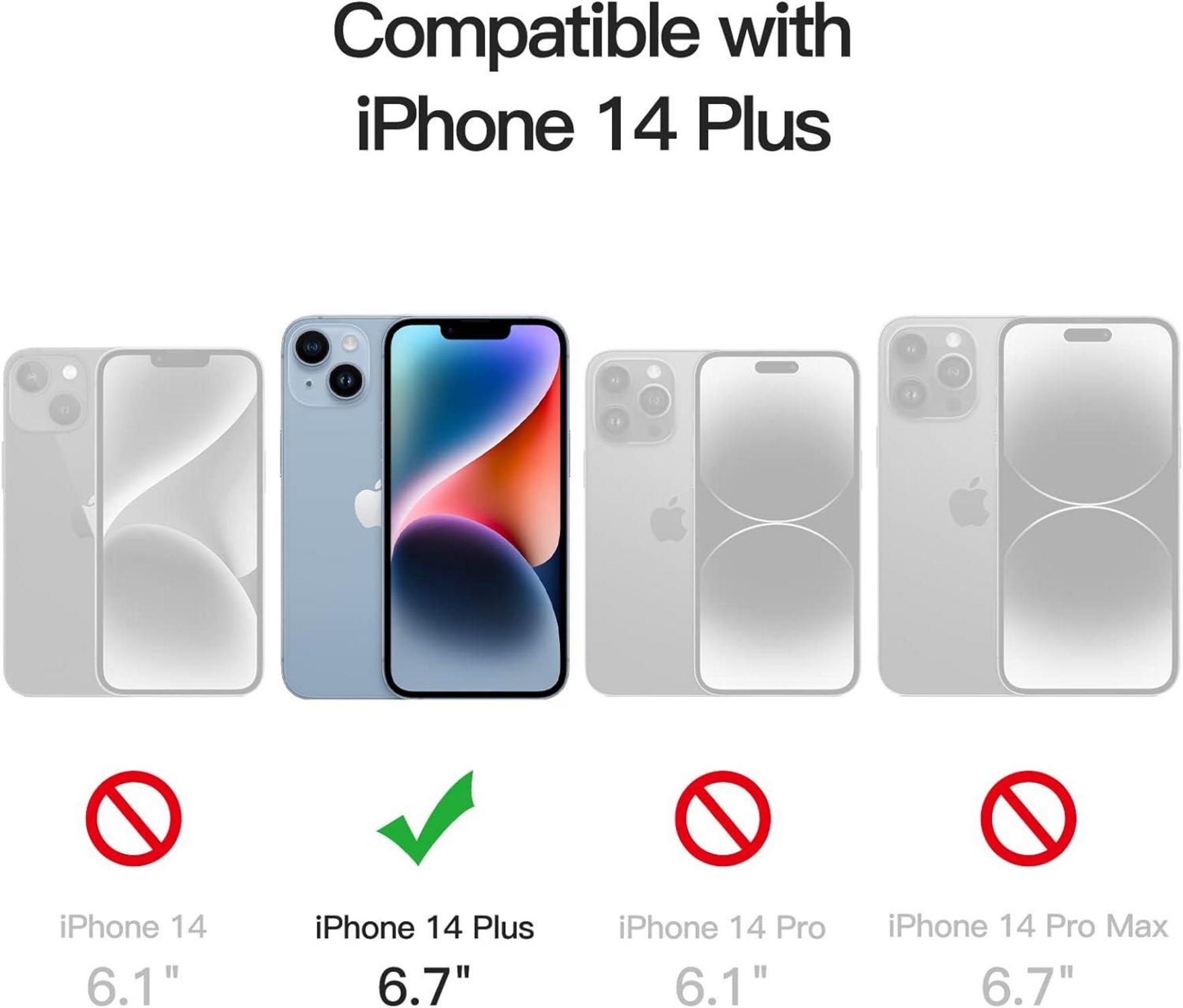 iPhone 14 Plus Sichtschutz Full Screen Anti-Spy Panzer Schutzfolie