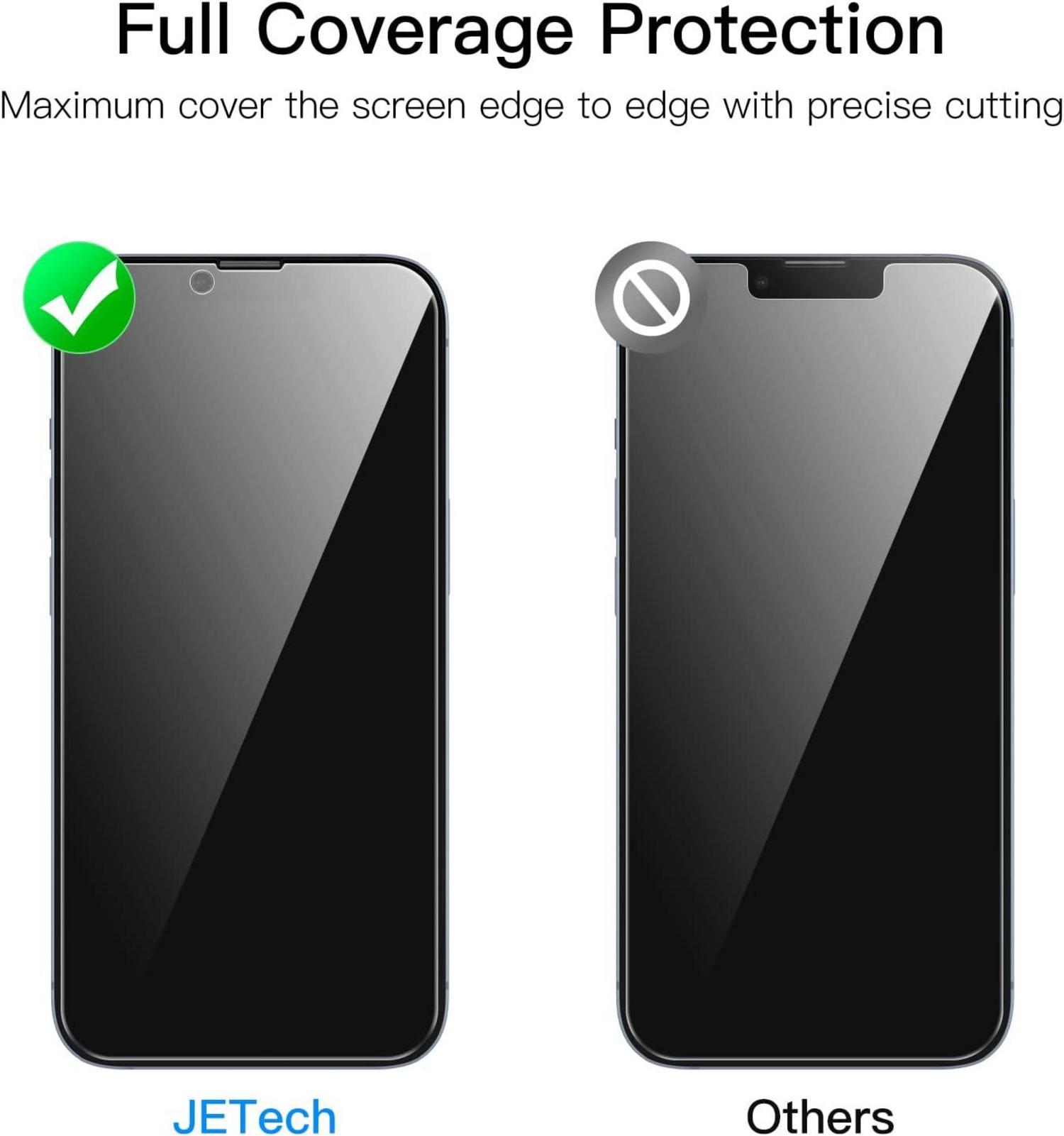 Sichtschutz Panzer Schutzglas für iPhone 14 6,1 Zoll 9H 2er Set