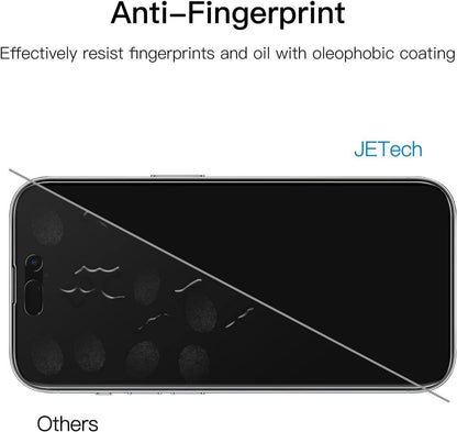 JETech iPhone 14 Pro 6,1 Zoll Sichtschutz Full Screen Kamera Displayschutz 2