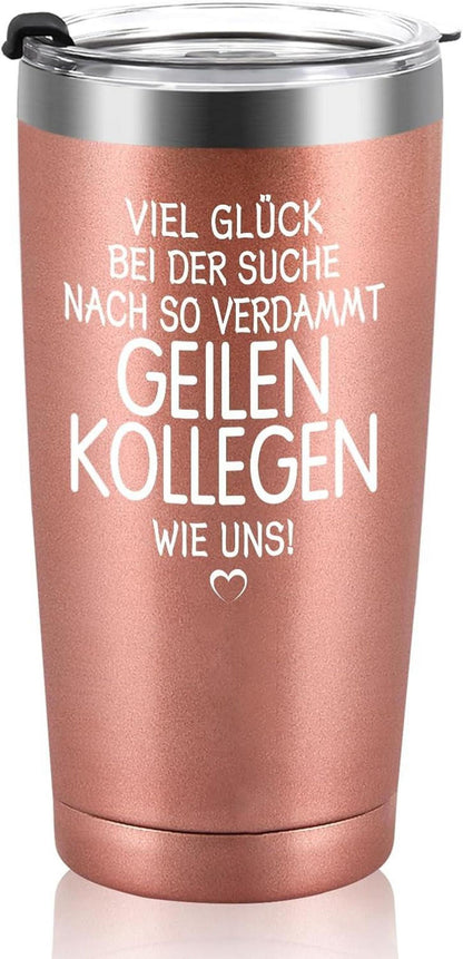 Abschiedsgeschenk Kollegen Jobwechsel Lustige Tasse Weinbecher