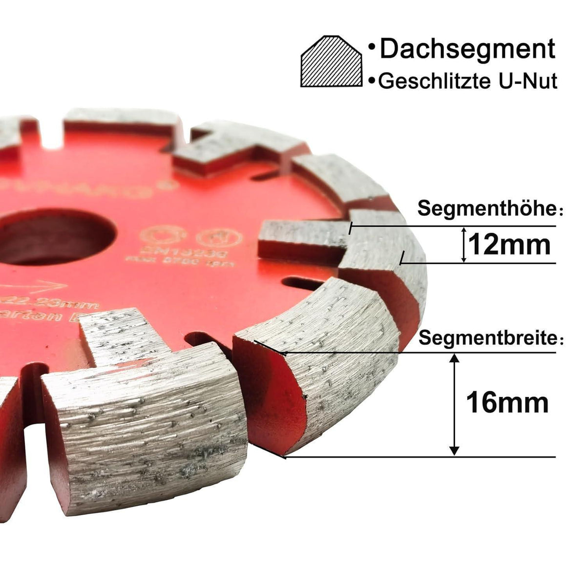 Diamant-Trennscheibe für Estrich & Beton, 120mm