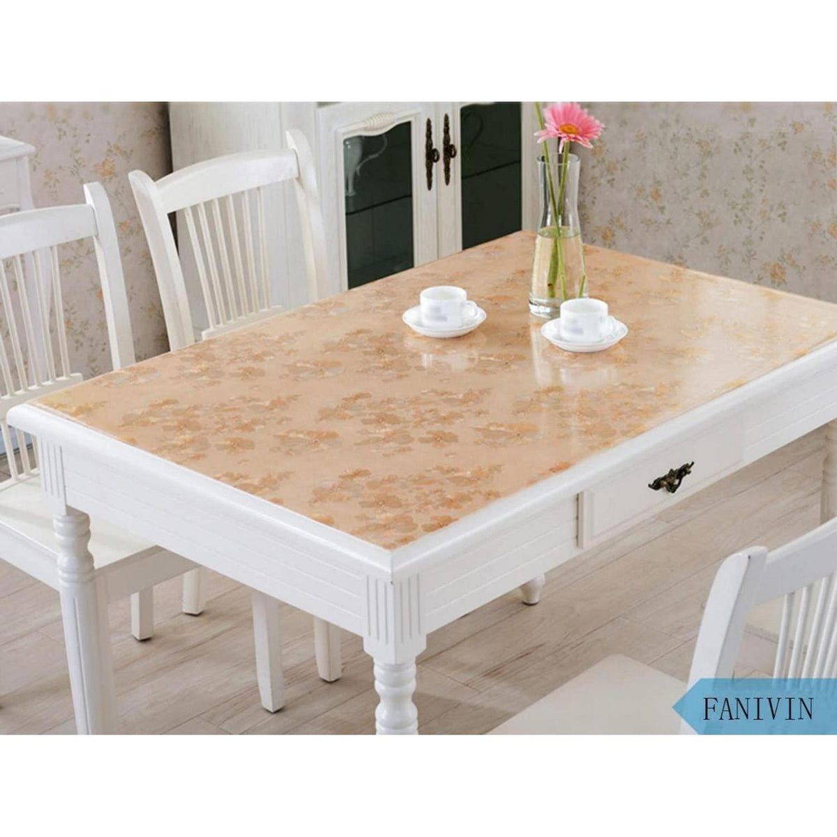 PVC Tischdecke wasserdicht 80x200cm – Tischfolie für Küche & Büro