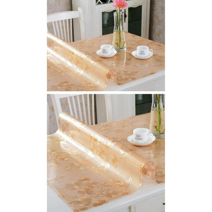 PVC Tischdecke wasserdicht 85x180cm – Tischfolie für Küche & Büro