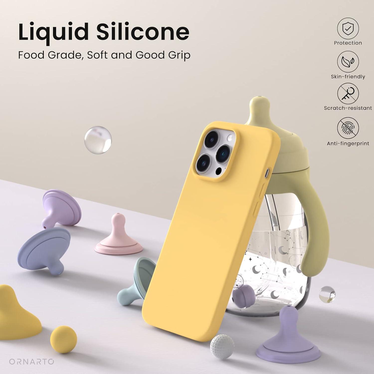 iPhone 14 Pro Max Silikon Case Ultra Dünn Flüssig Handyhülle 6,7 Zoll