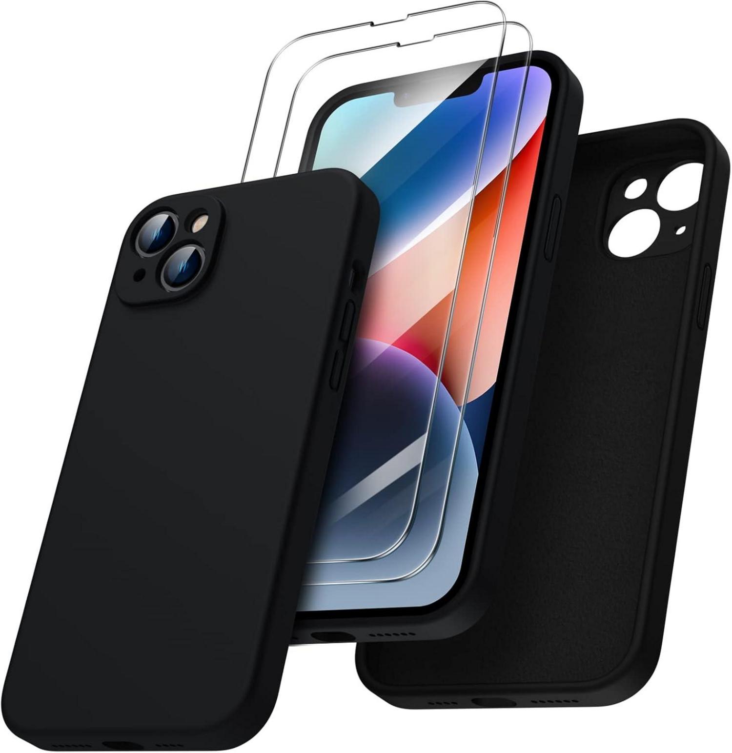 Handyhülle iPhone 14 Plus 6,7 Zoll - Flüssiges Silikon Rundumschutz