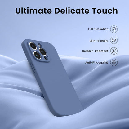 iPhone 14 Pro Hülle 6,1 Zoll Schutzfolie Silikon Gel Rundumschutz Blau