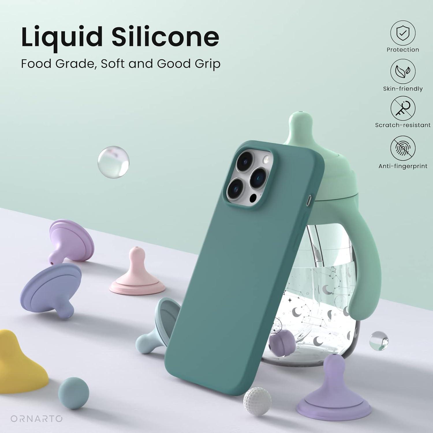iPhone 14 Pro Max Silikonhülle 6,7 Zoll Flüssig Case Voller Schutz