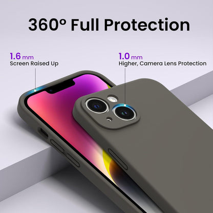iPhone 14 Plus Hülle 6,7 Zoll - 2x Schutzfolie - Silikon Gel - Stoßfest