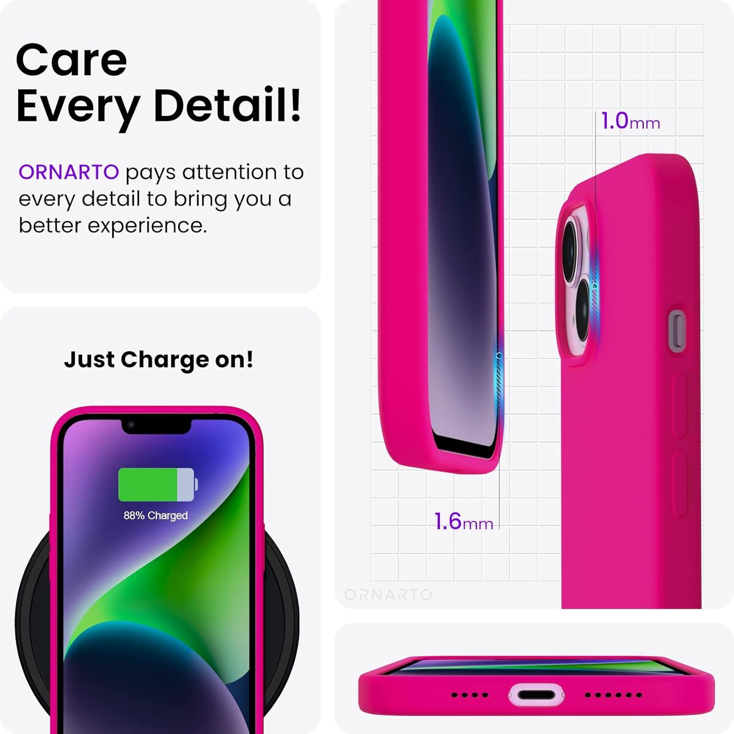 iPhone 14 Plus Hülle 6,7 Zoll Silikon Case Flüssig Ultradünn Voller Schutz