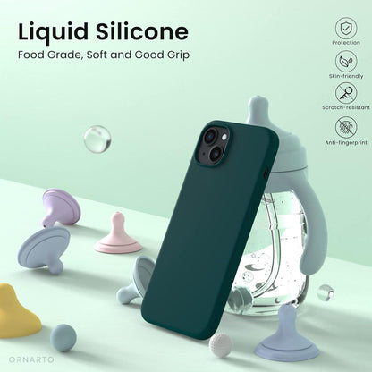 Silikonhülle für iPhone 14 Plus 6,7 Zoll 2022, Flüssig Silikon Ultra