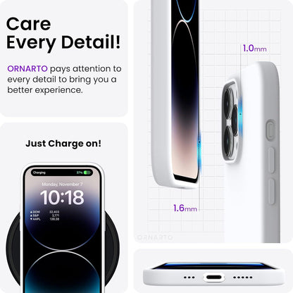 iPhone 14 Pro Hülle 6,1 Zoll Silikon Case Ultra Dünn Flüssig