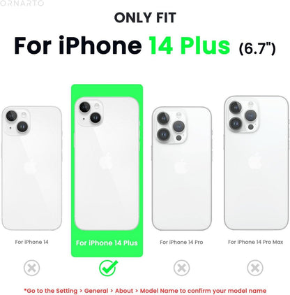 iPhone 14 Plus Hülle 6,7 Zoll 2022 Silikon Case Flüssig