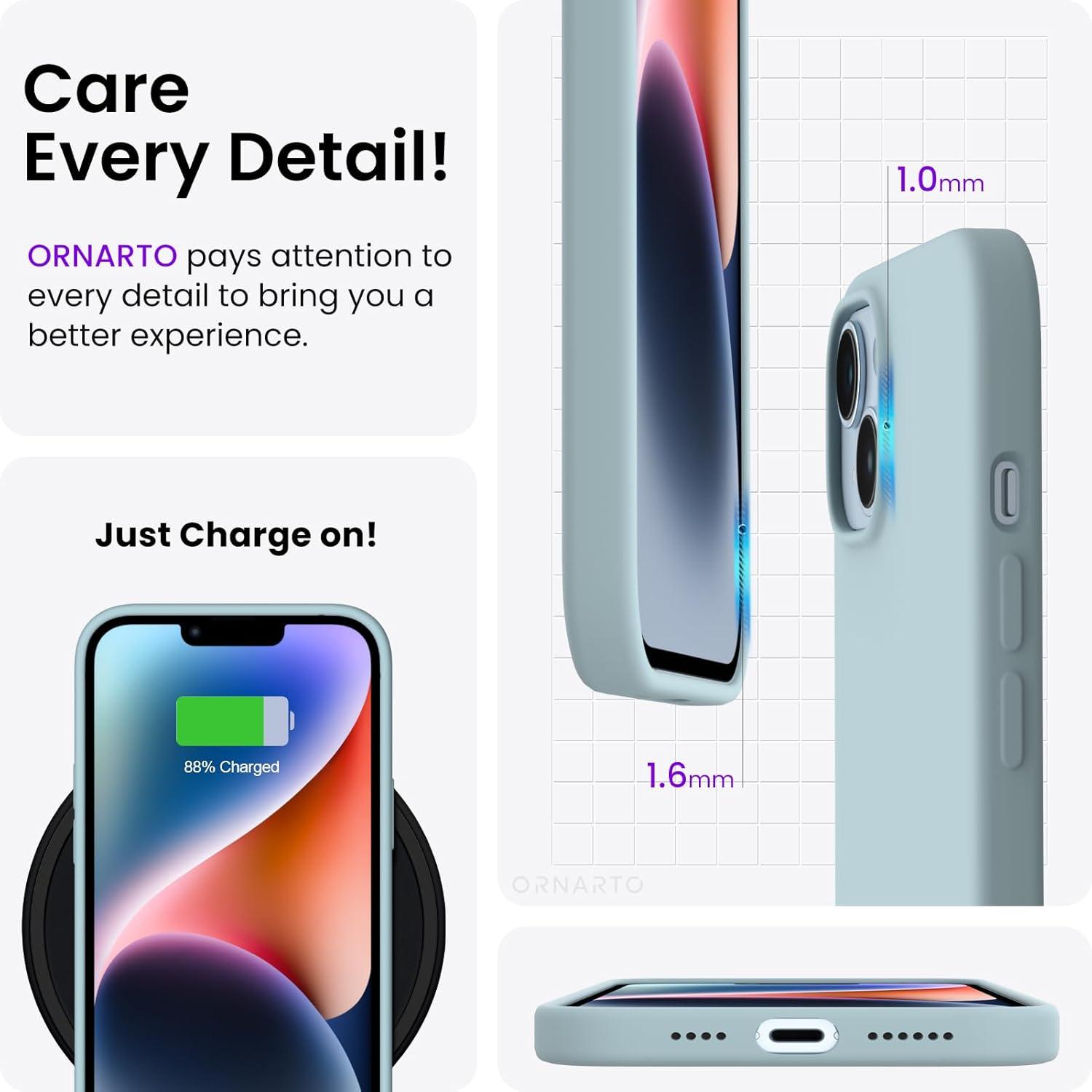 Silikon Hülle für iPhone 14 Plus 6,7 Zoll 2022 Flüssiges Silikon Agavengrün