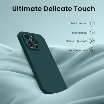 iPhone 14 Pro Hülle 6,1 Zoll Stoßfestes Silikon Case Olivgrün