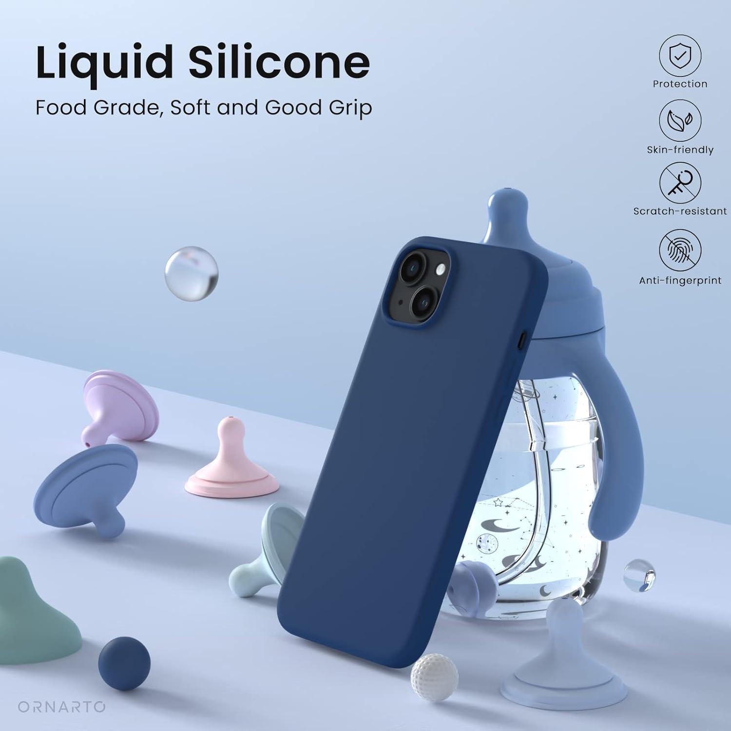 Silikonhülle für iPhone 14 Plus 6,7 Zoll 2022 - Flüssiges Silikon