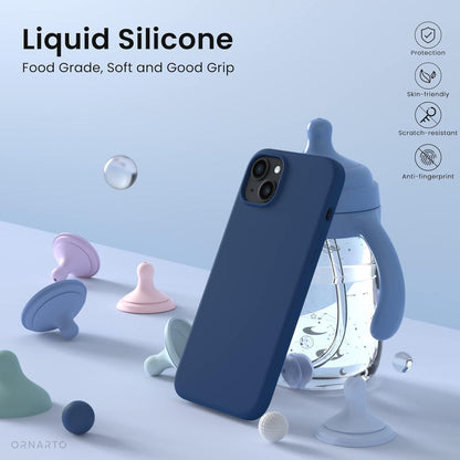 Silikonhülle für iPhone 14 Plus 6,7 Zoll 2022 - Flüssiges Silikon